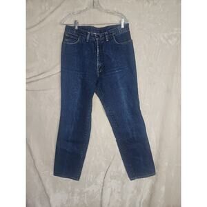 Vintage 90’s Sasson Blue Denim Jeans Men's Size 32x31 Straight Leg